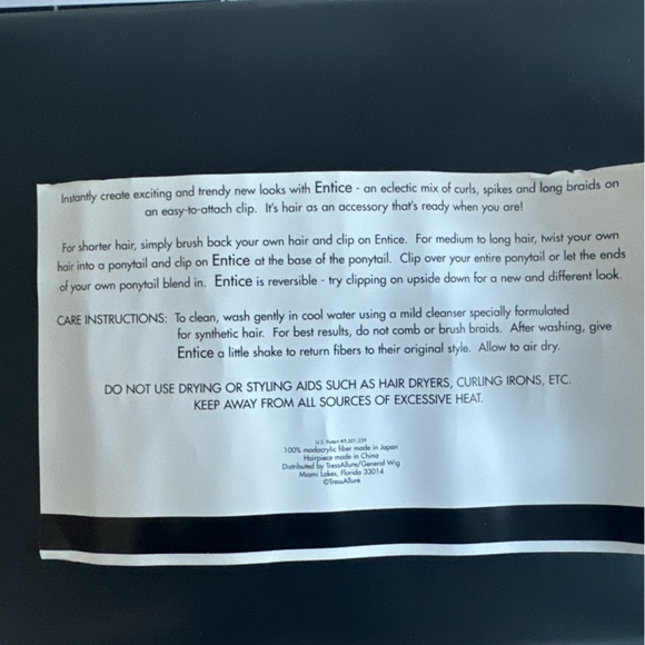 Entice by TressAllure Light Brown, 14 Inch Hair Piece, Braids Clip on - Picture 9 of 16